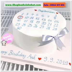 Bánh Sinh Nhật Cuốn Lịch - CL140